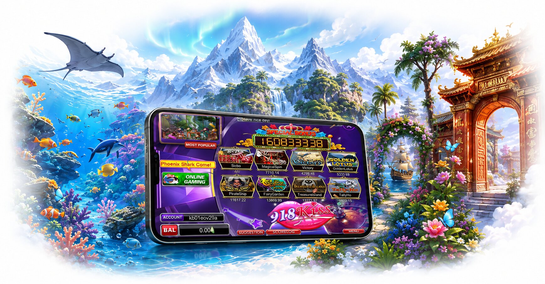 Explore 918Kiss games