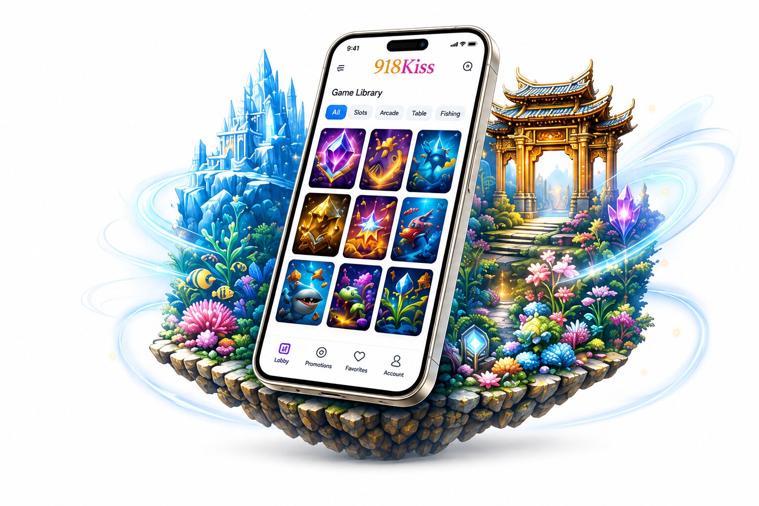 918Kiss mobile gaming experience